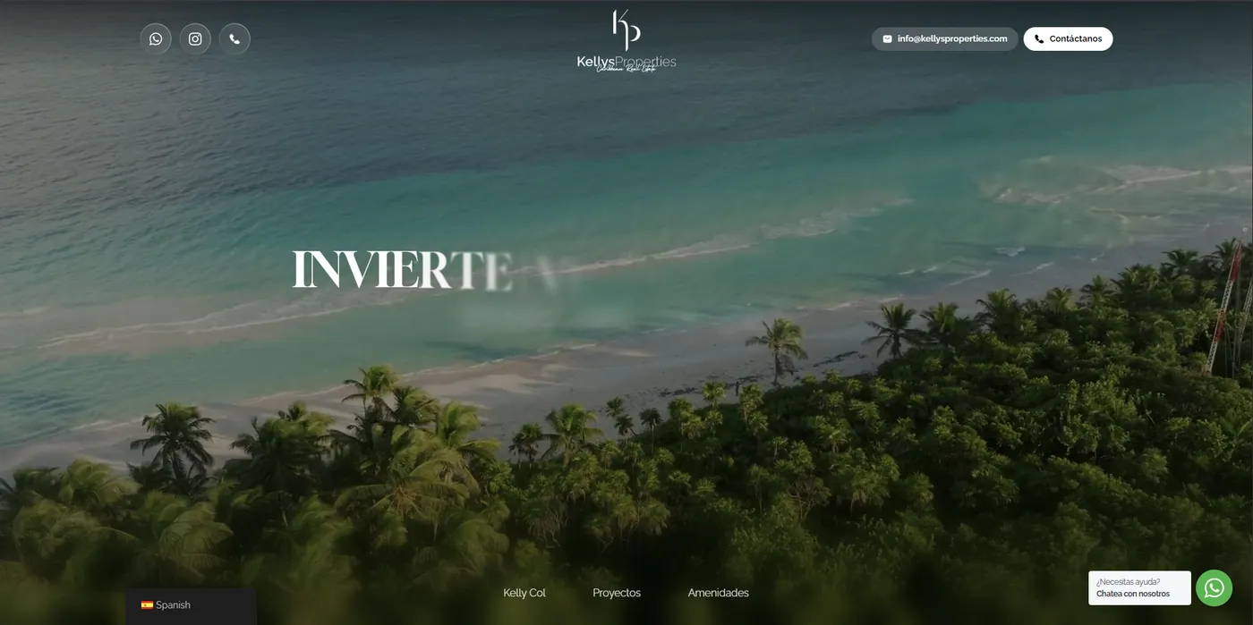 Portada de Kellys Properties, proyecto inmobiliario para Punta Cana y Cap Cana